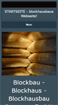 Mobile Screenshot of blockhausbau.ch